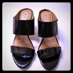 Calvin Klein Women's Cecily Dress Sandals